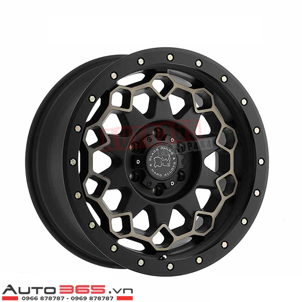 MÂM XE BÁN TẢI BLACK RHINO DIAMANTE 18×9 ET-12